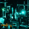 Metallic technology is highlighted with green light.