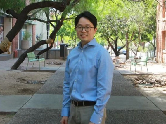 MSE associate professor Brian Kim on the University of Arizona campus